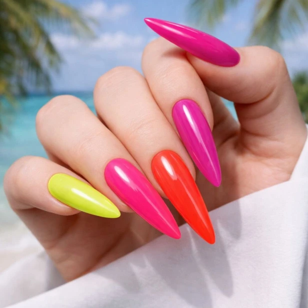 Yoshi Lakier Hybrydowy Neonowy Żółty Intensywny Letni 285 OUT OF OFFICE 6ml