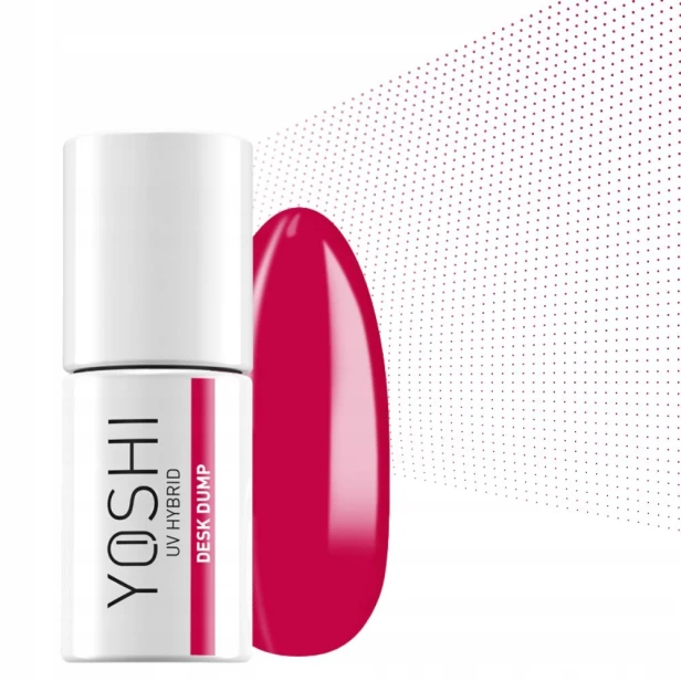 Yoshi Lakier Hybrydowy neonowy czerwony 281 DESK DUMP 6ml