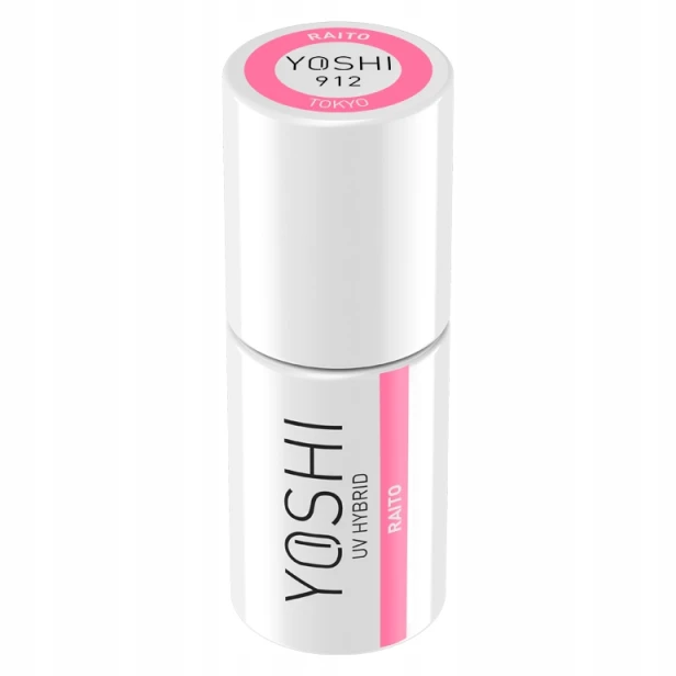 Yoshi Lakier Hybrydowy do paznokci Tokyo 912 RAITO 6ml