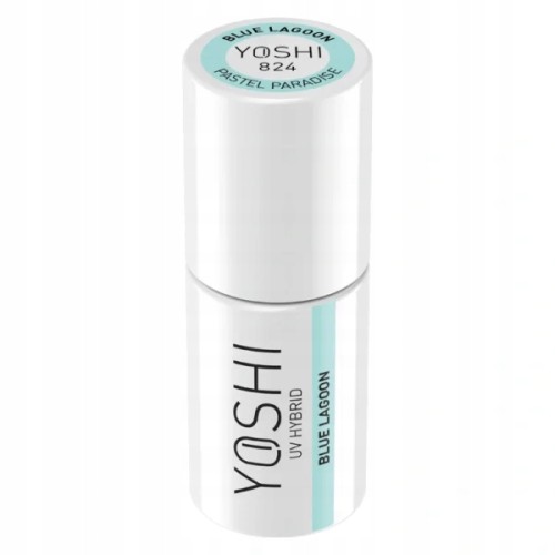 Yoshi Lakier hybrydowy do paznokci Pastel Paradise 824 BLUE LAGOON 6ml