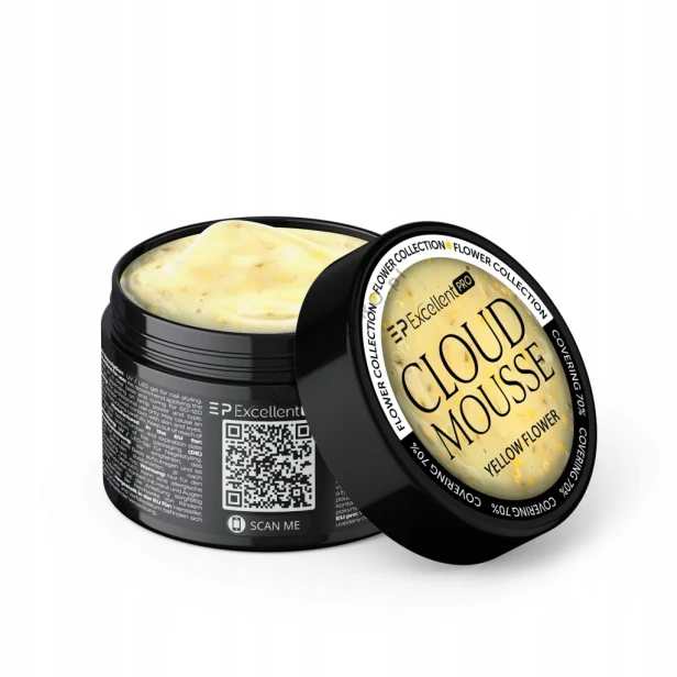 Excellent PRO Żel budujący z kwiatkami Cloud Mousse YELLOW FLOWER 15g