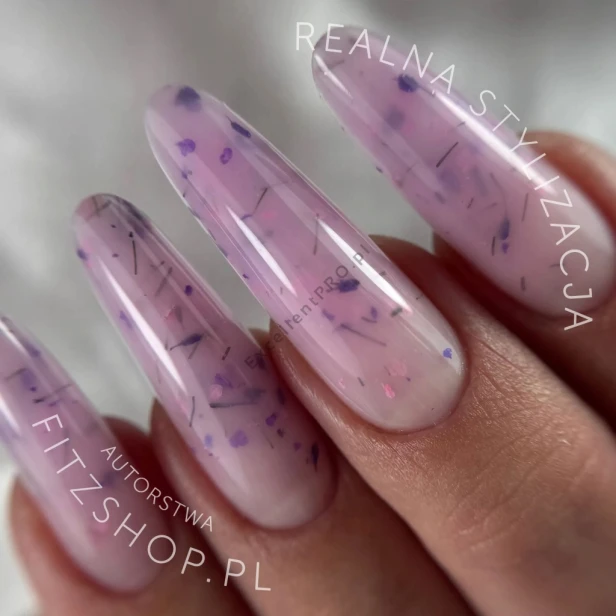 Excellent PRO Żel budujący z kwiatkami Cloud Mous LAVENDER BLUSH FLOWER 15g