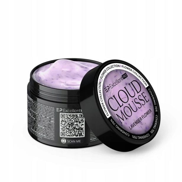 Excellent Pro Żel Budujący Fiolet z Suszonymi Kwiatkami LAVENDER FLOWER 15g