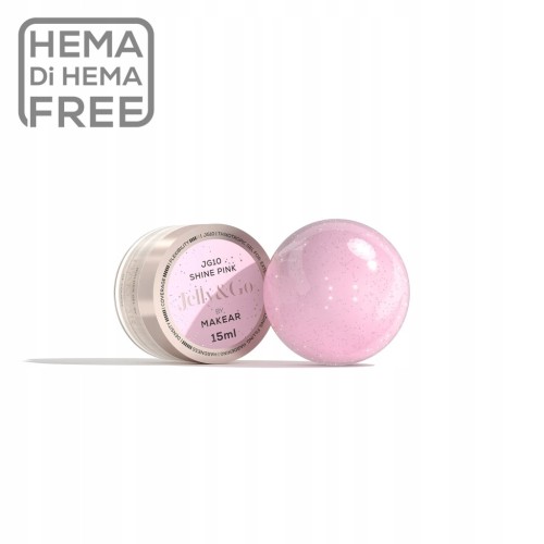 Makear Żel budujący do paznokci Jelly&Go JG10 LIGHT PINK 15ml