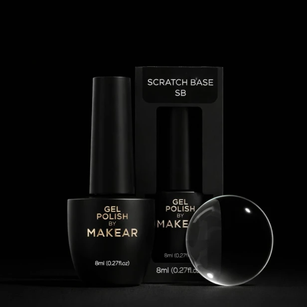 Makear Scratch Base baza do zdobień scratch 3D nail art UV LED 8ml