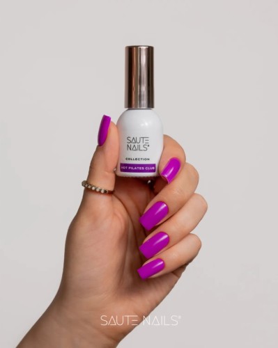 Saute Nails Lakier Hybrydowy do paznokci Neon Magenta HOT PILATES CLUB 8ml