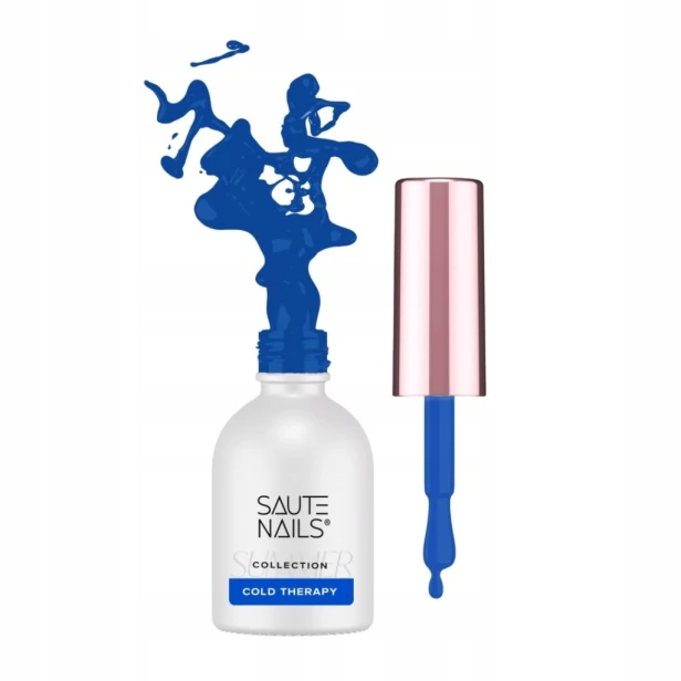 Saute Nails Lakier Hybrydowy do paznokci Royal Blue COLD THERAPY 8ml
