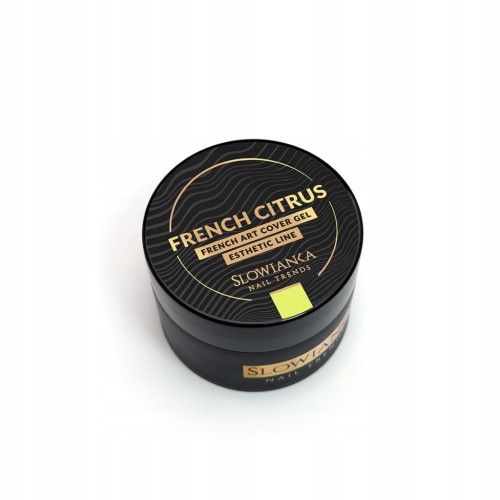SLOWIANKA Żel do zdobień French Art Cover Gel EstheticLine FRENCH CITRUS 5g