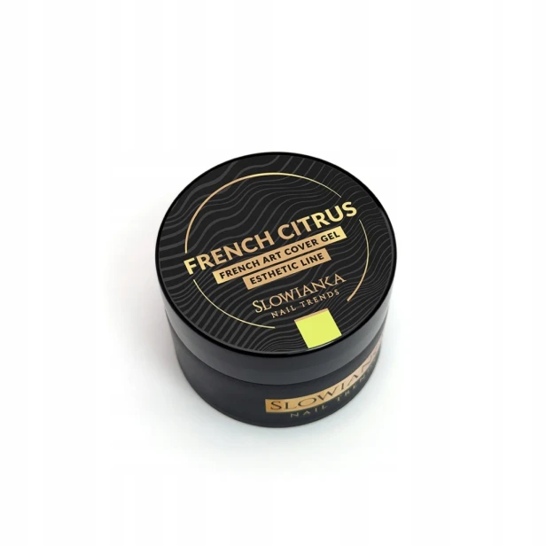 SLOWIANKA Żel do zdobień French Art Cover Gel EstheticLine FRENCH CITRUS 5g