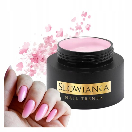 SLOWIANKA Żel budujący Cover Builder Gel Ideal Tixotropic MILKY PINK 50g
