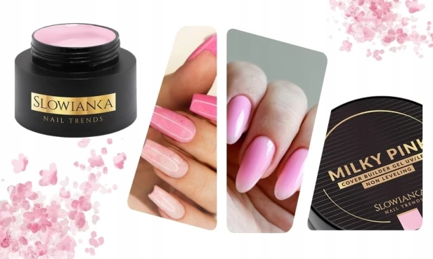 SLOWIANKA Żel budujący Cover Builder Gel Ideal Tixotropic MILKY PINK 50g