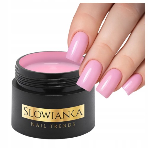 SLOWIANKA Twardy Żel Budujący Do Paznokci Easy Gel Pink Ballet 15g