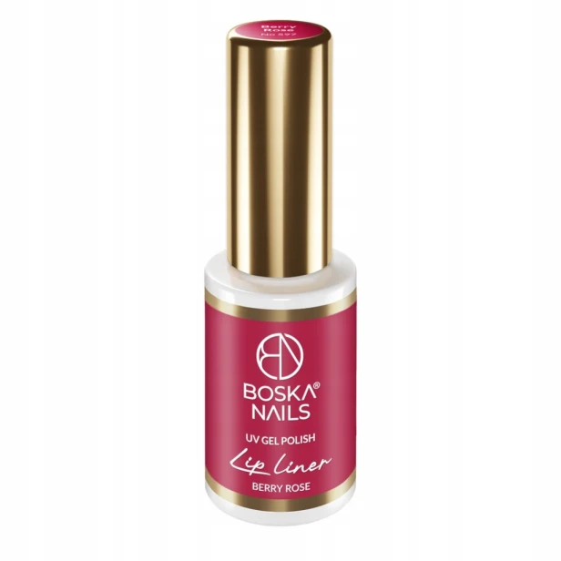 Boska Nails Malinowy lakier hybrydowy Lip Liner Berry Rose no 597 6ml