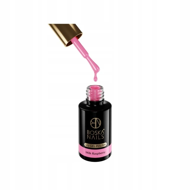 Boska Nails Lakier Hybrydowy Pastelowy Róż MILK RASPBERRY 456 6ml