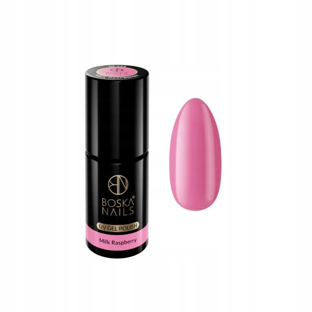 Boska Nails Lakier Hybrydowy Pastelowy Róż MILK RASPBERRY 456 6ml