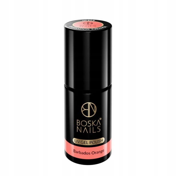 BOSKA NAILS Lakier Hybrydowy do paznokci neon BARBADOS ORANGE 419 6ml