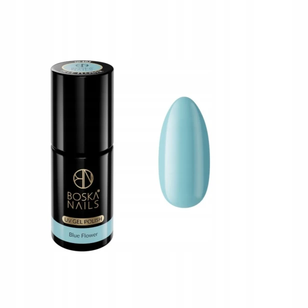 Boska Nails Lakier hybrydowy do paznokci błękitny BLUE FLOWER 405 6ml