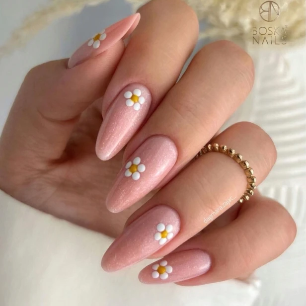 Boska Nails Lakier hybrydowy do paznokci błękitny BLUE FLOWER 405 6ml