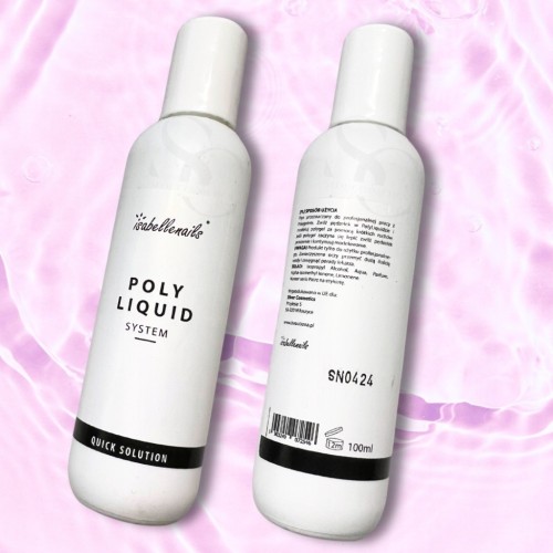 Isabellenails Płyn do akrylożelu Poly Liquid Quick Solution polygel 100ml