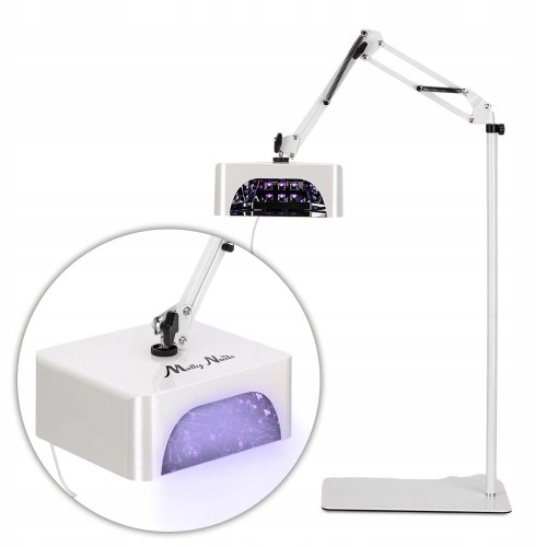 Molly Nails Profesjonalna Lampa Lustrzana biała LED+UV V10 36W