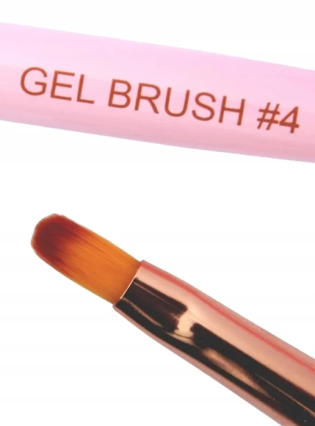 Yoshi Pędzel Pędzelek do zdobienia paznokci Gel Brush #4