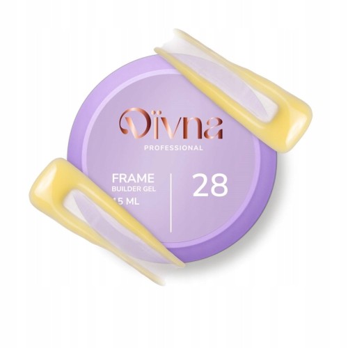 DIVNA Żel budujący kolorowy do paznokci Frame Builder Gel 28 15ml