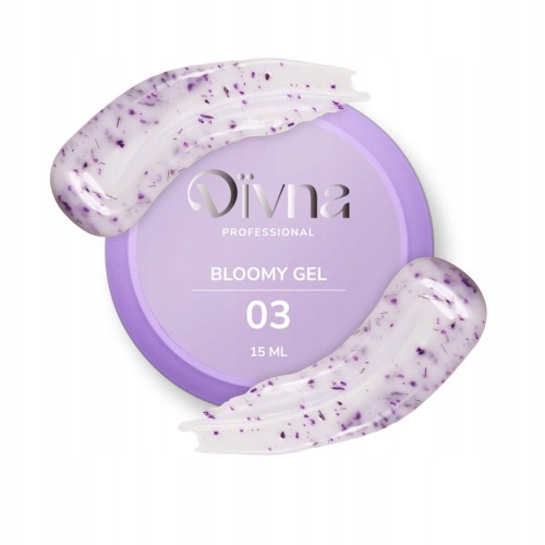 DIVNA Żel budujący do paznokci z kwiatuszkami BLOOMY GEL 03 15g