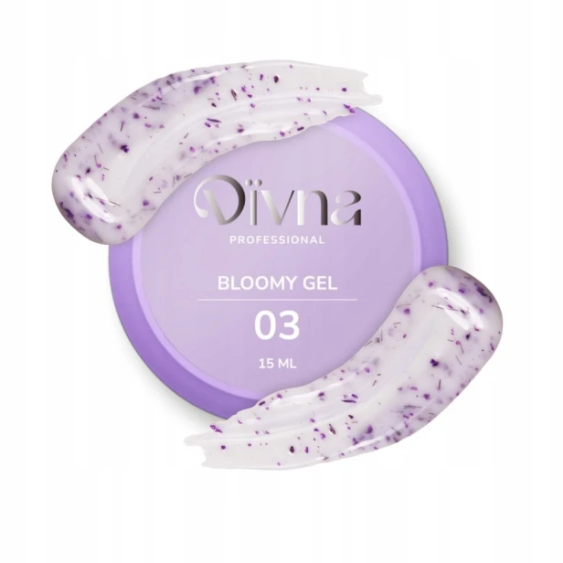 DIVNA Żel budujący do paznokci z kwiatuszkami BLOOMY GEL 03 15g