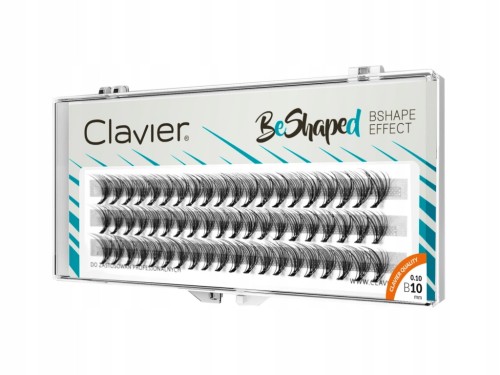 Clavier Rzęsy Kępki BeShaped 0,10 Skręt B 10mm