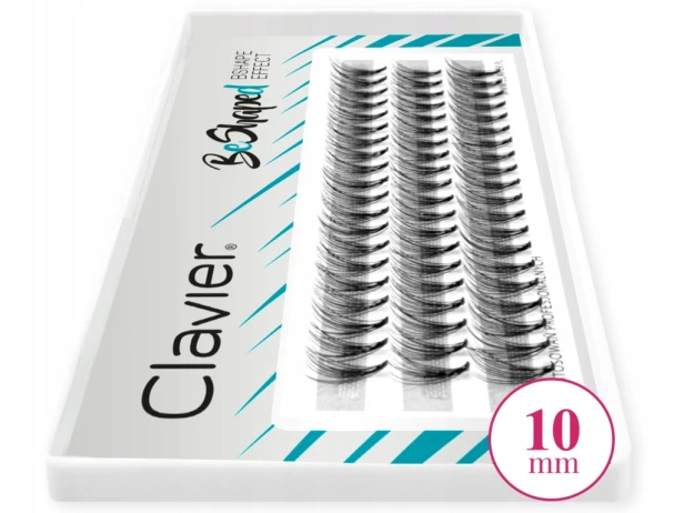 Clavier Rzęsy Kępki BeShaped 0,10 Skręt B 10mm