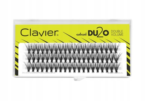 Clavier Kępki rzęsy DU2O Double Volume - 12mm