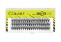 Clavier Rzęsy w kępkach jedwabne czarne skręt C 0,10 10mm