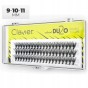 Clavier Rzęsy w kępkach jedwabne czarne skręt C 0,10 10mm
