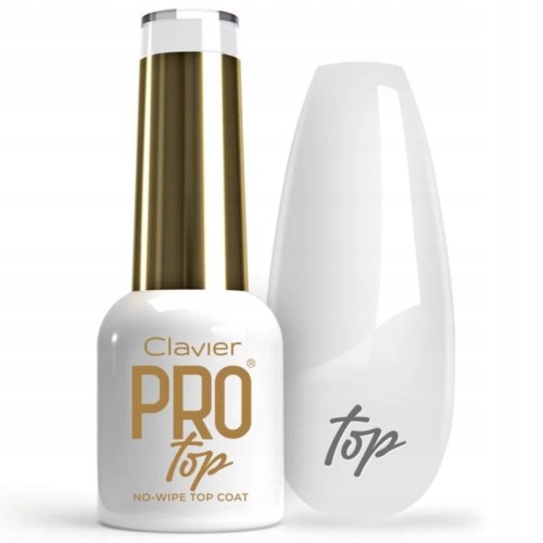 Clavier Top No Wipe do paznokci hybrydowych Pro Hybrid GOLD 8ml