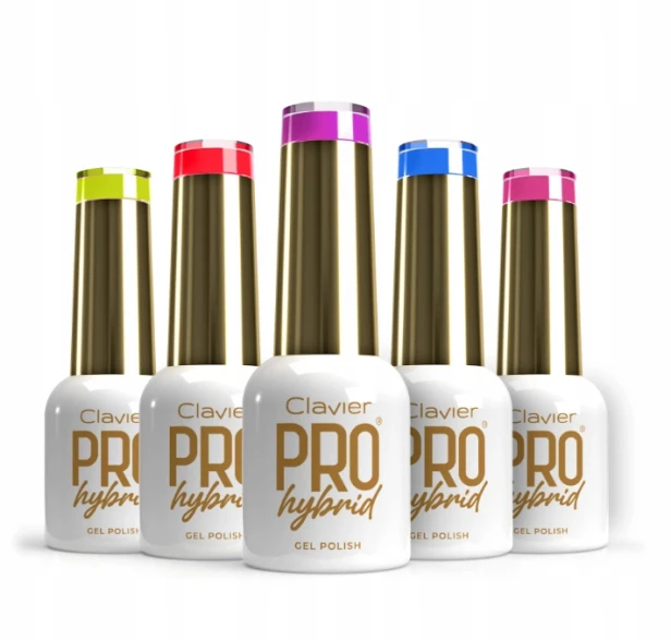 Clavier Top No Wipe do paznokci hybrydowych Pro Hybrid GOLD 8ml