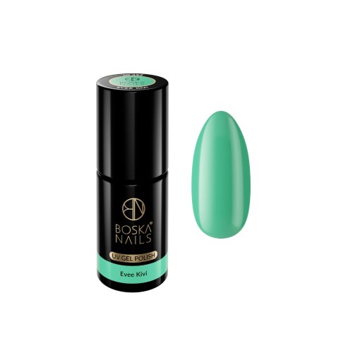 Boska Nails Miętowy Lakier Hybrydowy do paznokci 455 EVEE KIVI 6ml