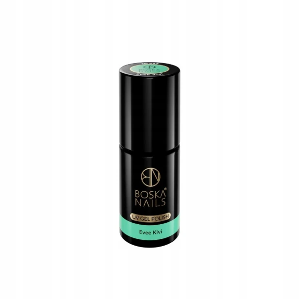 Boska Nails Miętowy Lakier Hybrydowy do paznokci 455 EVEE KIVI 6ml