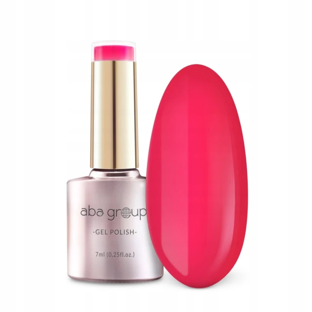 Aba Group Lakier Hybrydowy do paznokci Czerwony Neon 732 FLIRTY PINK 7ml