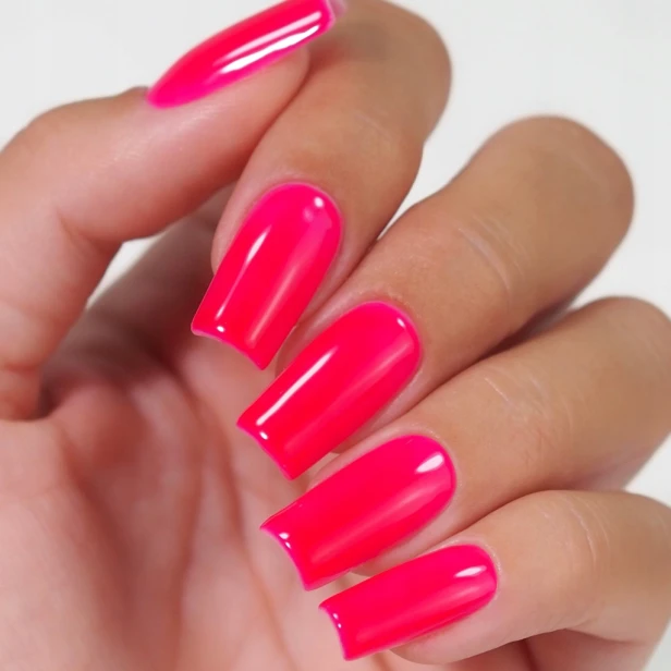 Aba Group Lakier Hybrydowy do paznokci Czerwony Neon 732 FLIRTY PINK 7ml