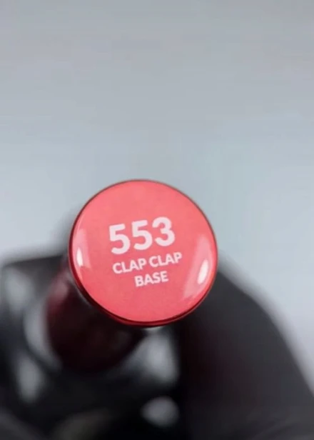 SLOWIANKA Baza hybrydowa do paznokci arbuzowo koralowa 553 CLAP CLAP 10g