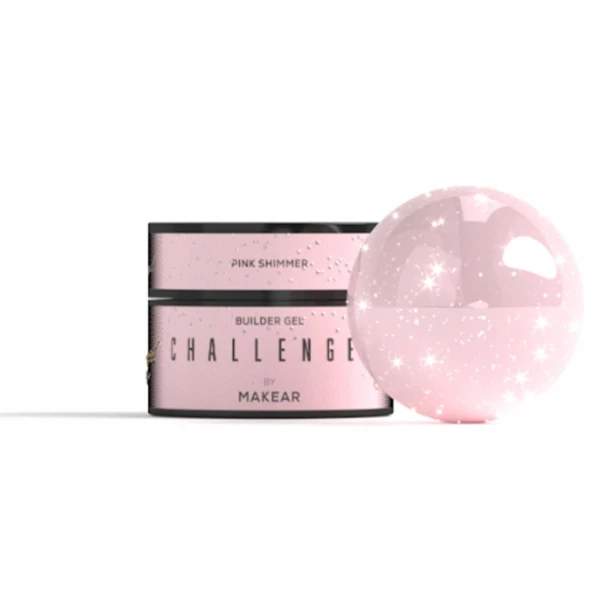 Makear Żel Budujący do paznokci Challengel HG13 PINK SHIMMER 50ml