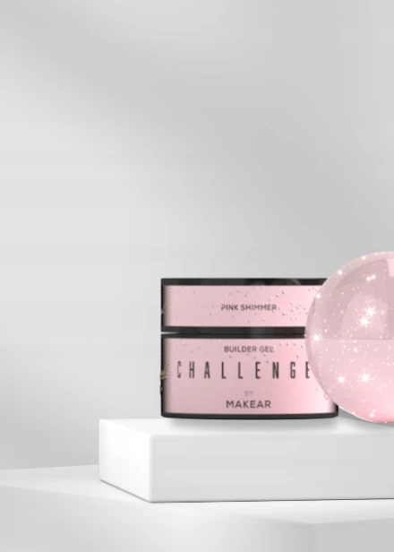 Makear Żel Budujący do paznokci Challengel HG13 PINK SHIMMER 50ml