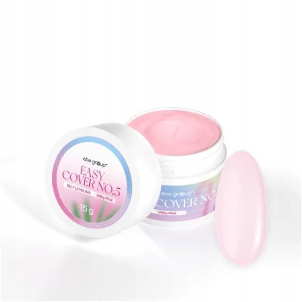Aba Group Żel budujący Easy Cover No. 5 Self Leveling MILKY PINK 15g
