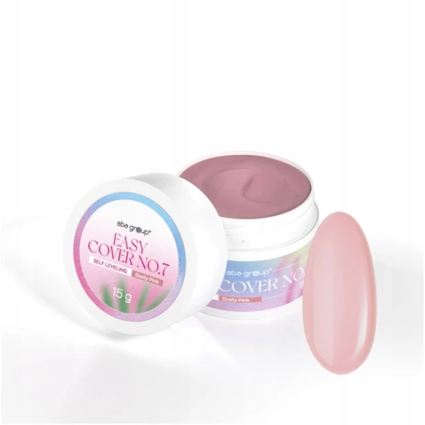 Aba Group Żel budujący Easy Cover No. 7 Self Leveling DUSTY PINK 15g