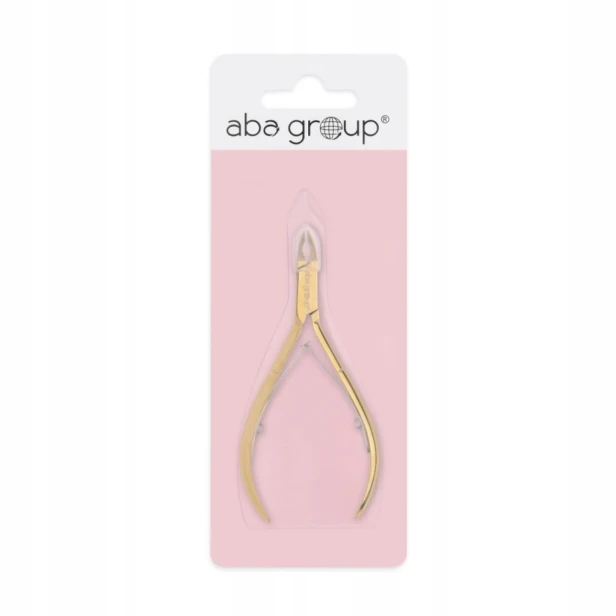 Aba Group Cążki jednosprężynowe do skórek złote 3mm (1150)