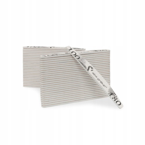 Aba Group Pilnik do paznokci PÓŁKSIĘŻYC 100/180 STANDARD - FLAMING 100 szt