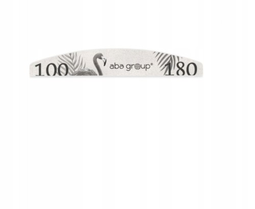 Aba Group Pilnik do paznokci PÓŁKSIĘŻYC 100/180 STANDARD - FLAMING 100 szt