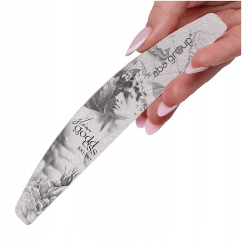 Aba Group Pilnik do paznokci PÓŁKSIĘŻYC 100/180 Small Line SLIM GODDES 50sz
