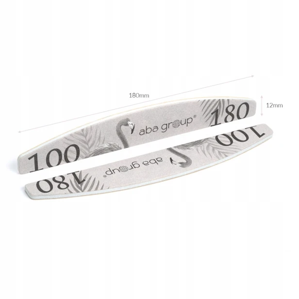 Aba Group BEZPIECZNY PAKIET Pilnik PÓŁKSIĘŻYC 100/180 SLIM - FLAMING 100szt