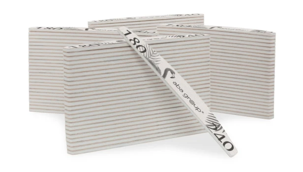 Aba Group Pilnik do paznokci PÓŁKSIĘŻYC 180/240 STANDARD - FLAMING 100szt